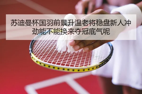 苏迪曼杯国羽前景升温老将稳盘新人冲劲能不能换来夺冠底气呢